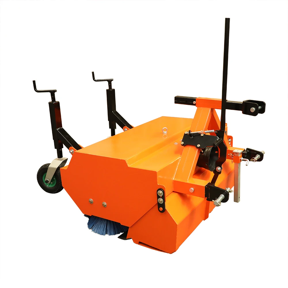 Tractor Hitch Nylon Brush 3 point hitch tractor tow broom road sweeper