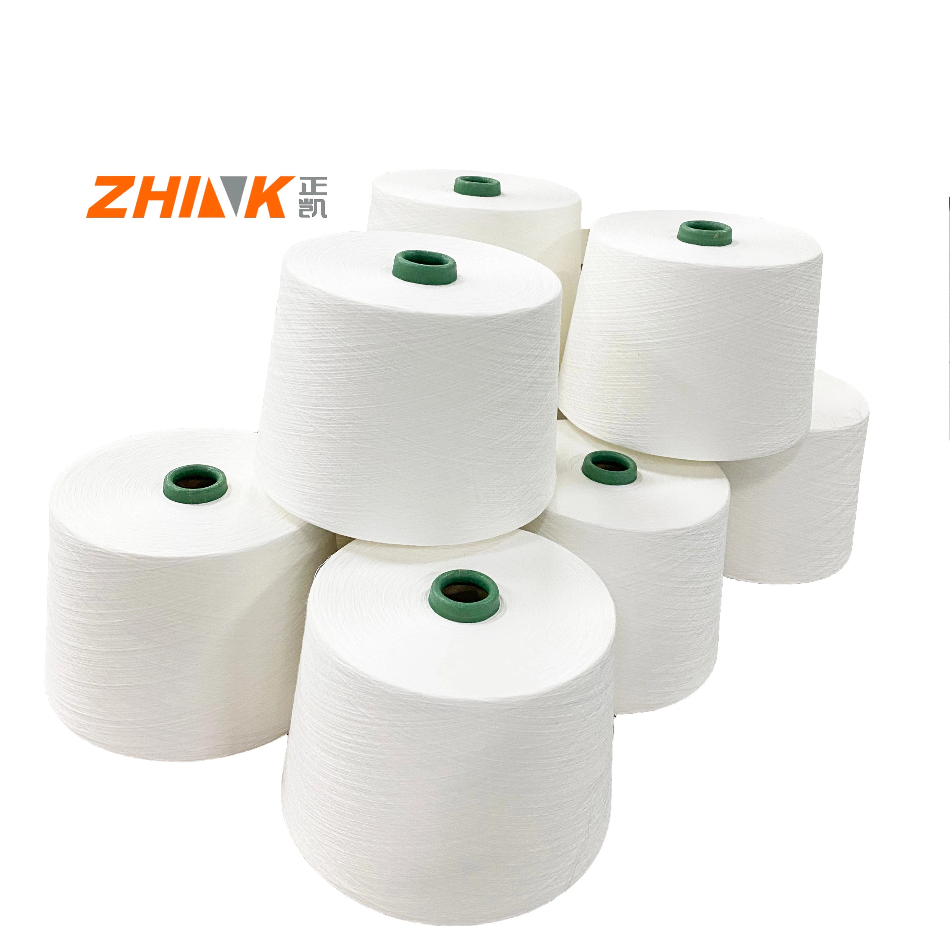 Полиэстер/вискоза 50/50 Ne36/2 TFO пряжи для ткачества или вязания RW