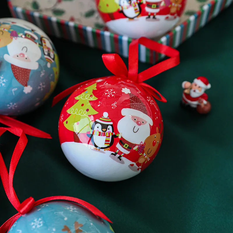 New Arrival New creative christmas decorations christmas glass ball ornament christmas tree ball sets