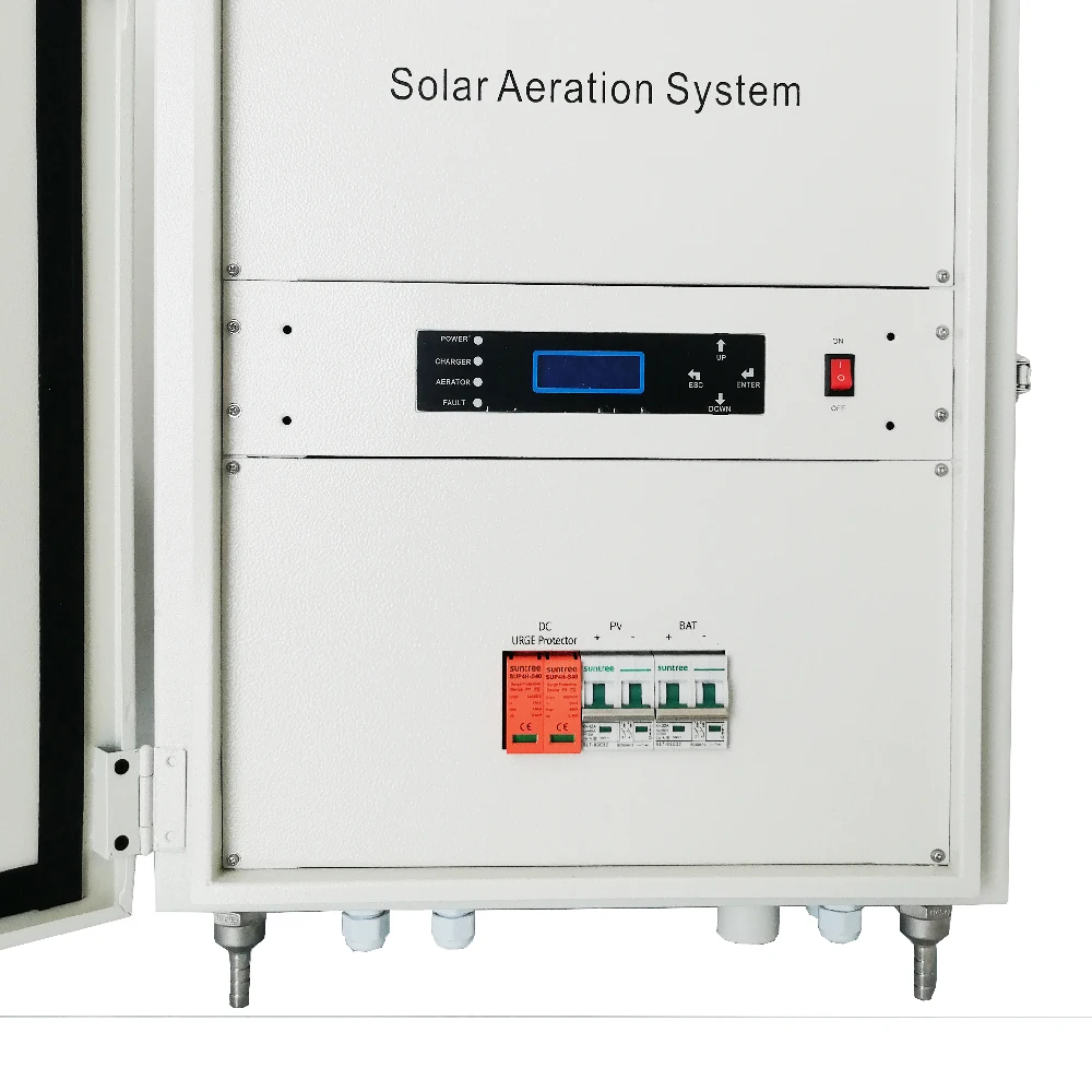 Solar Compressor Aerator for Fish Pond with