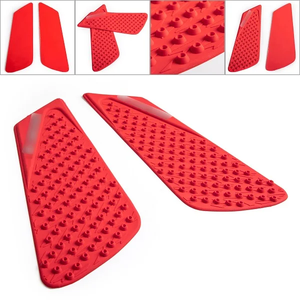  Areyourshop для поездок на мотоцикле DUCATI 848 1098 1198 2008 2009 2010 2011 2012 2013 2014 Красный тяги Сторона Танк Pad топлива газа Колено