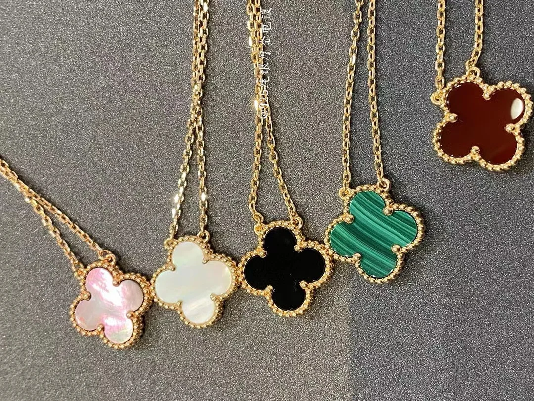 High quality Chinese flower jewelry necklace, Christmas exclusive gift, pure silver 18K gold factory wholesale jewelry