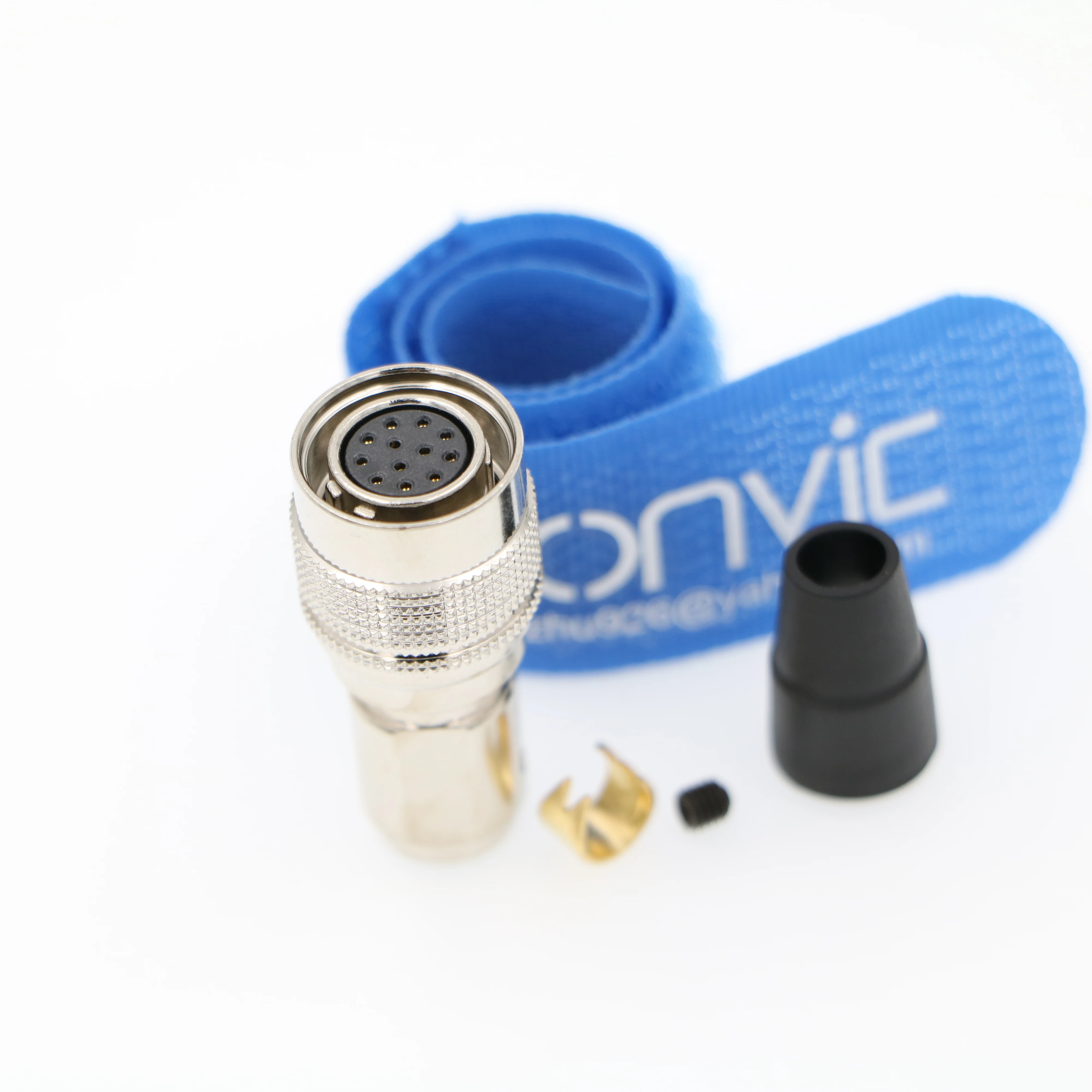 Best selling in China push pull hirose 12 pin male female plug camera connectors HR10A-10P-12S