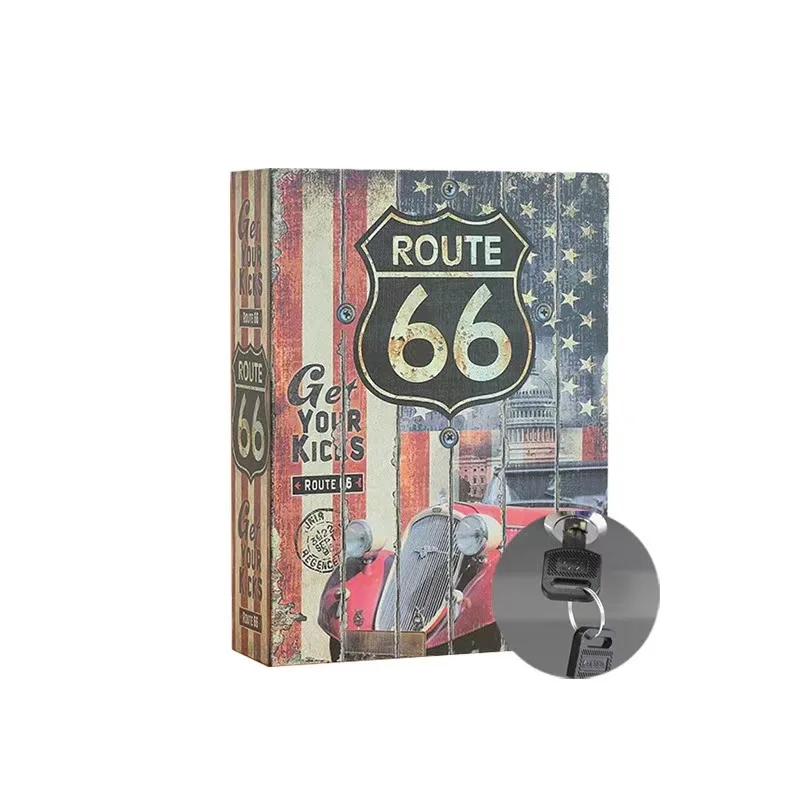 2024 Factory Wholesale Simulation Dictionary Book Safe With Combination Lock Key Lcok Anti-theft Secret Safe Box