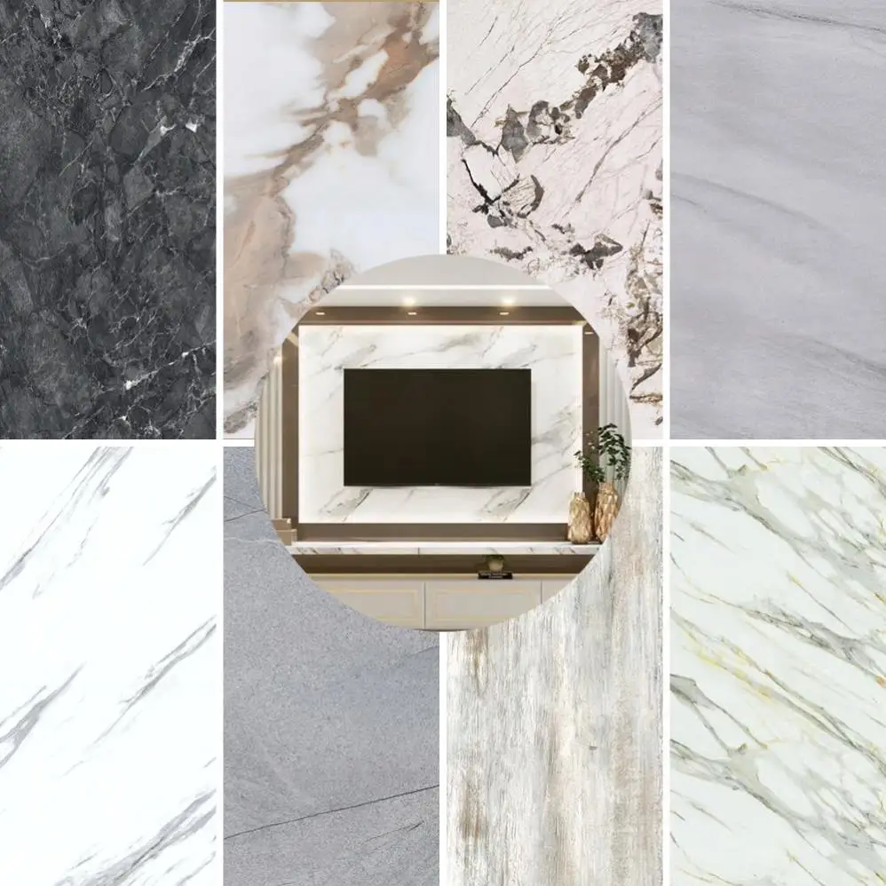 Factory price modern wall panels pvc wall panels boards uv marble plastic sheet pvc wall panel for bathroom