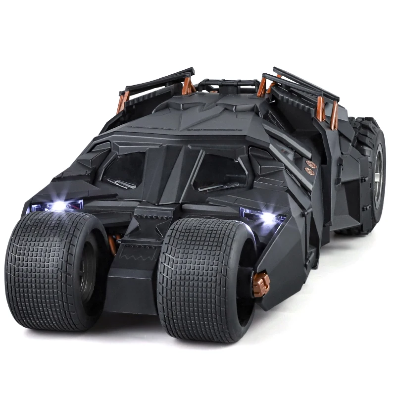 Оригинальная лицензия Высококачественная Трилогия 1:18 Темного рыцаря модель автомобиля Batmobile спрей для хвоста уникальный дизайн коллекционные подарки