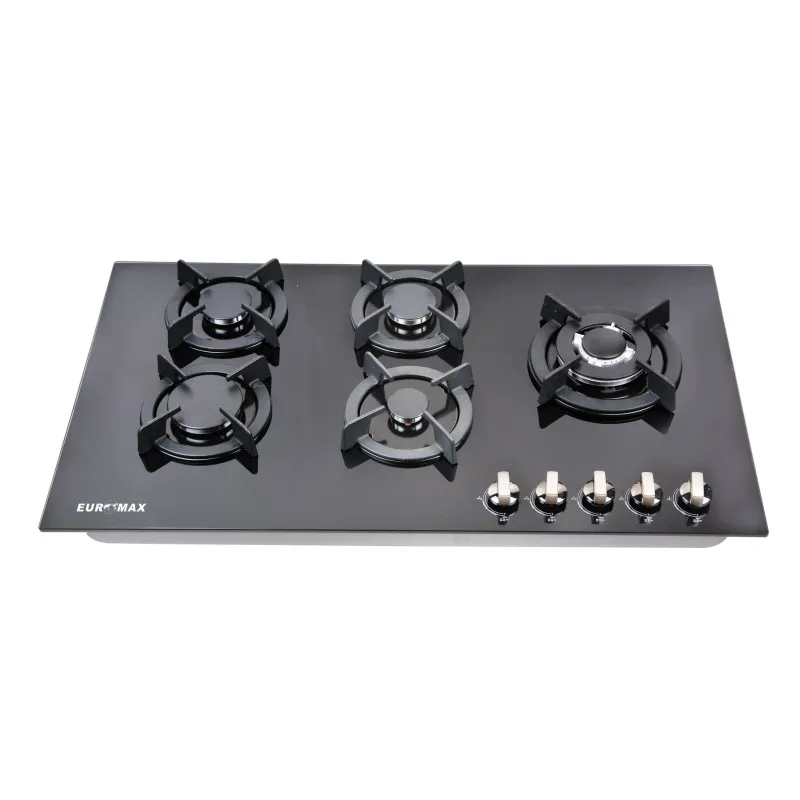 British style best selling table gas cooker/gaz stove with glass panel kitchen gas stove