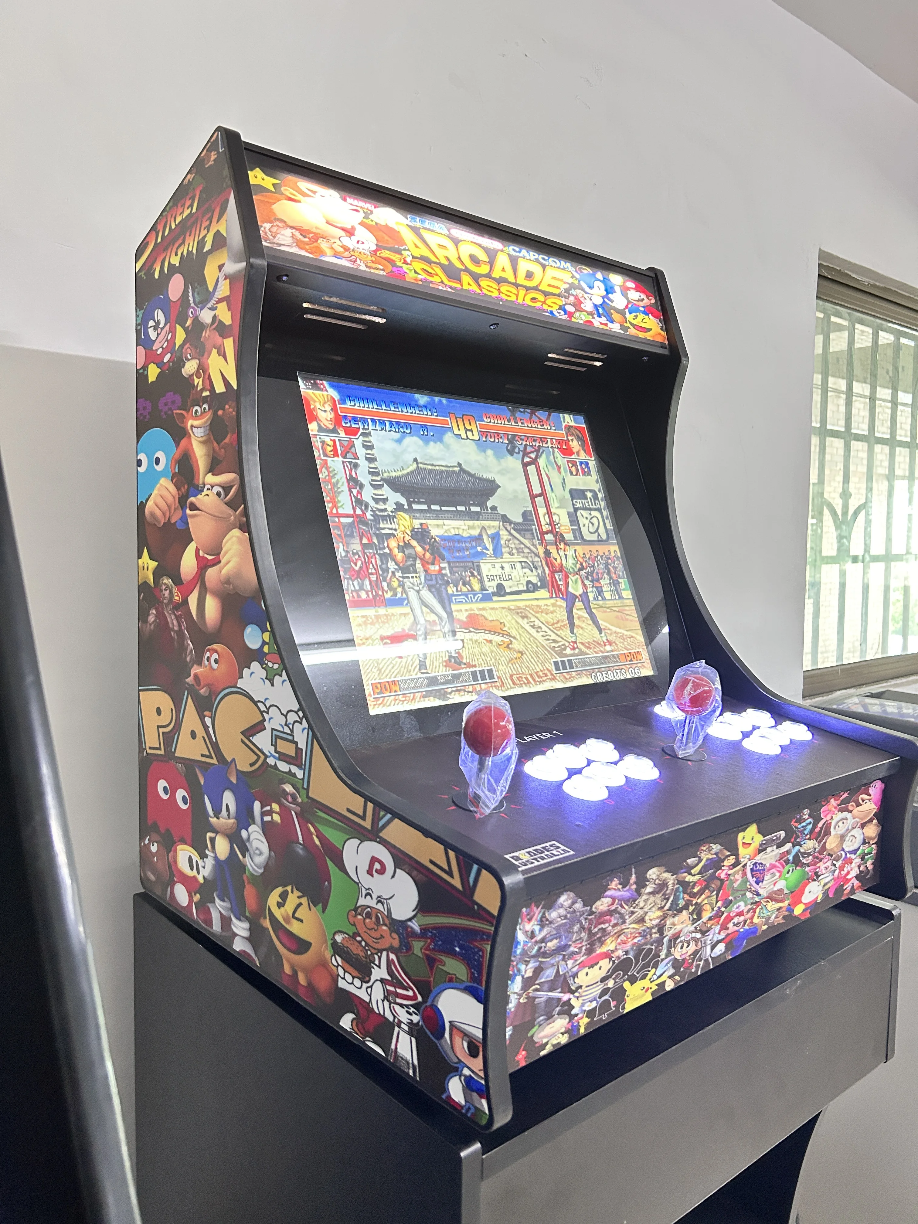 Игровая консоль с монетоприемным управлением в 10000 играх 3D-версия аркадные игровые автоматы