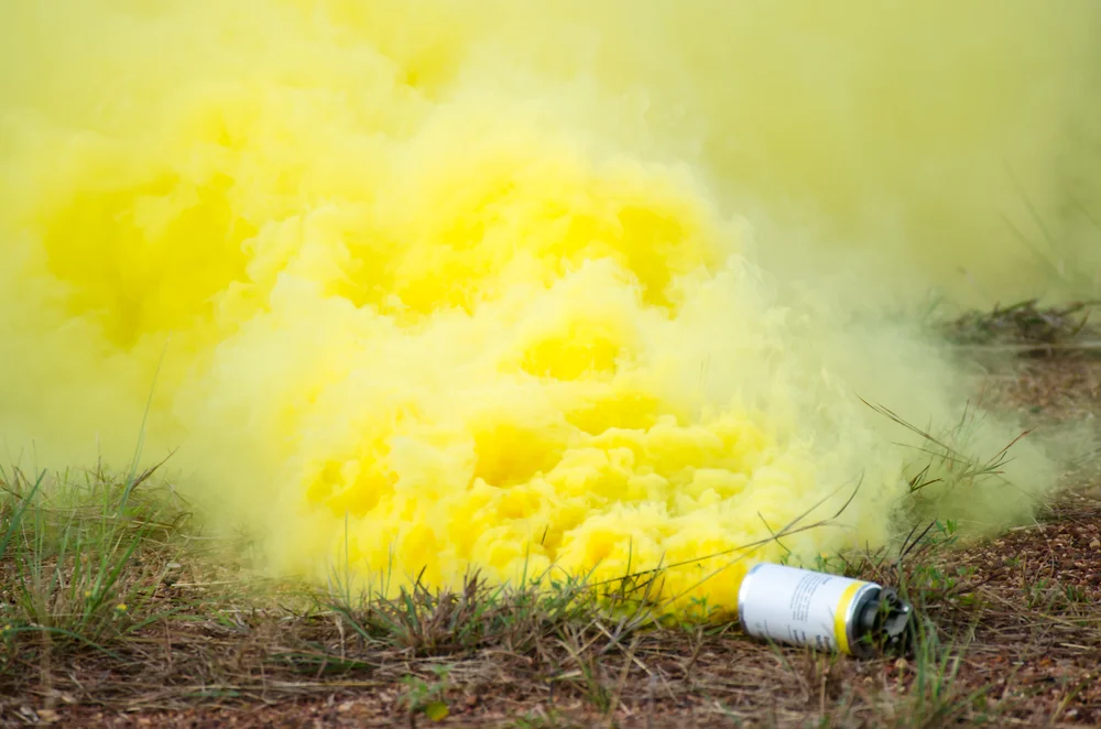 Used For Fireworks Smoke Bomb Dye Transparent Yellow 5R / Solvent Yellow 56