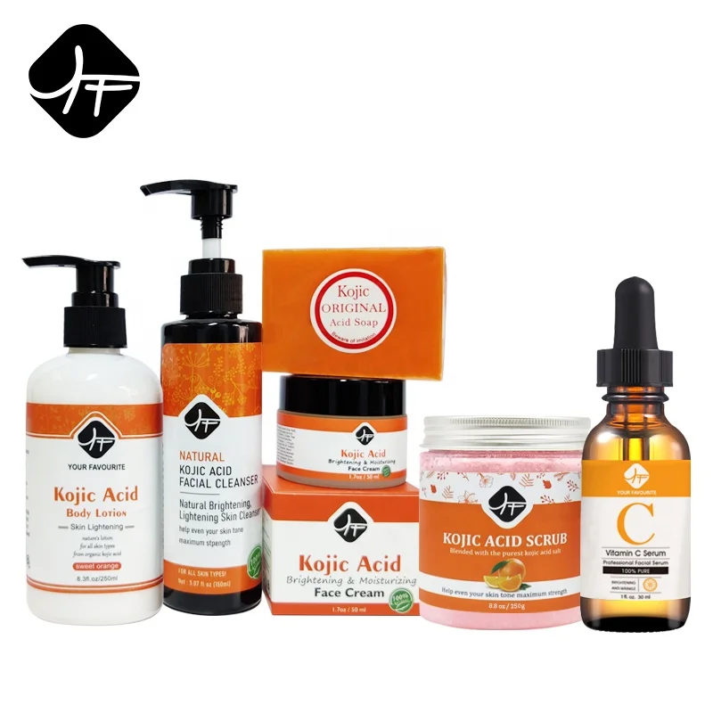 Лидер продаж набор средств для ухода за кожей из койевой кислоты натуральное Отбеливающее Мыло лица функция акне Омолаживающая глицериновая кислота