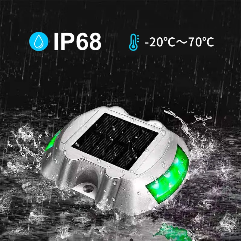 Commercial high grade aluminum solar led pathway road stud