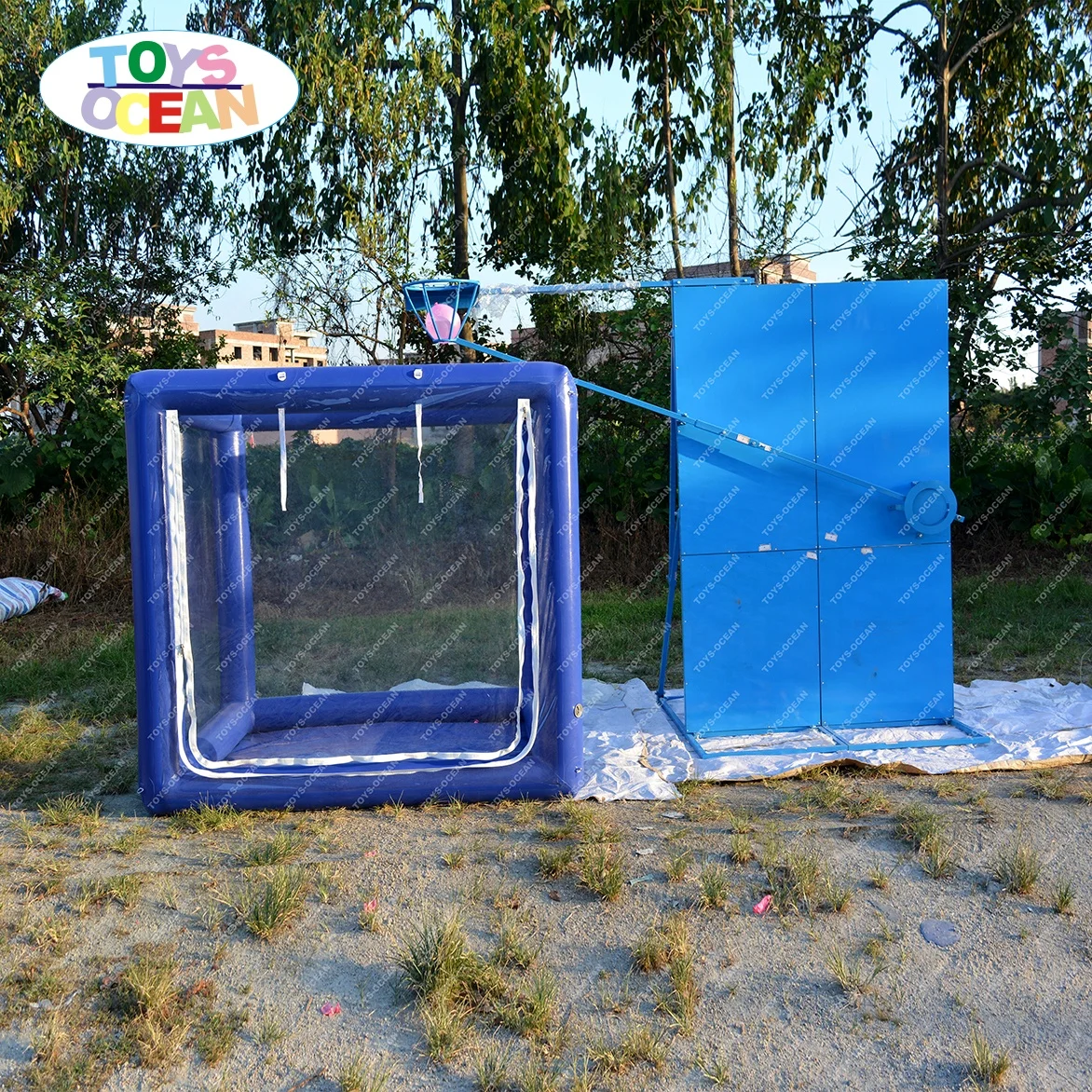 new design inflatable dunk tank alternative burst water balloons