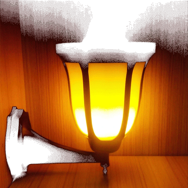 Flickering Unique 96 LED Solar Torch Light Flame Fire Decorative Wall Mounted Lamp for Yard Fence Garden Pathway Patio Hotel
