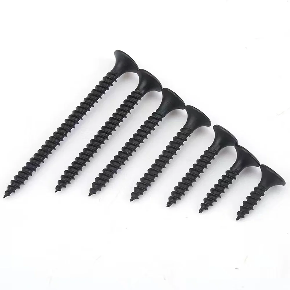 Black phosphatedself drywall screws 1 1/4 coarse thread galvanized drywall screws gypsum tianjin drywall screw
