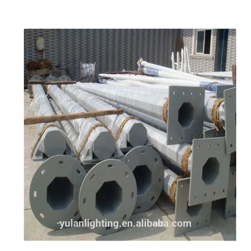 
6m-12m street lighting pole price/ street electric pole 