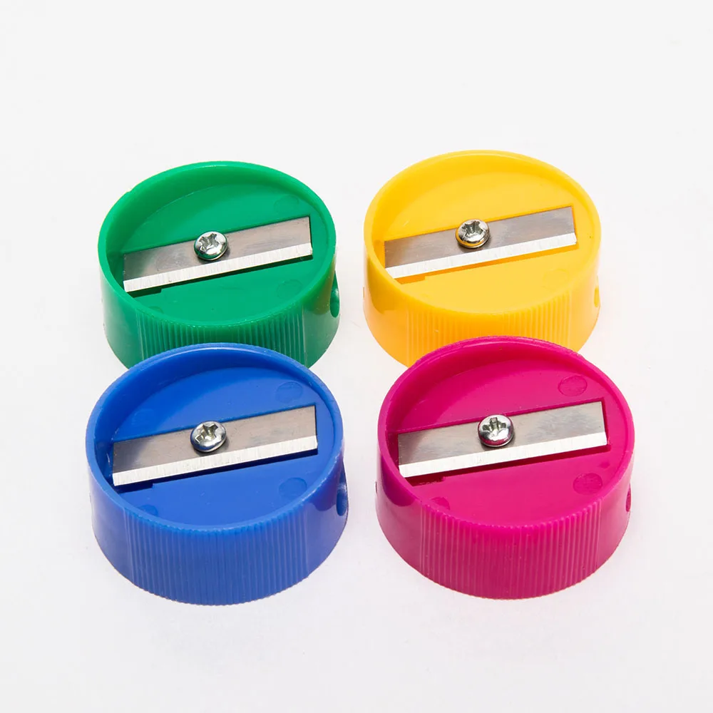 fancy cheap good quality mini size school children manual single hole pencil sharpener