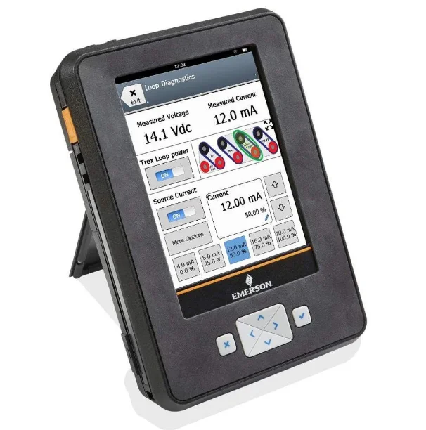 Stock Emerson AMS Trex Device Communicator TREXCHPNAWS1S allows for simple issues to be addressed on the spot,