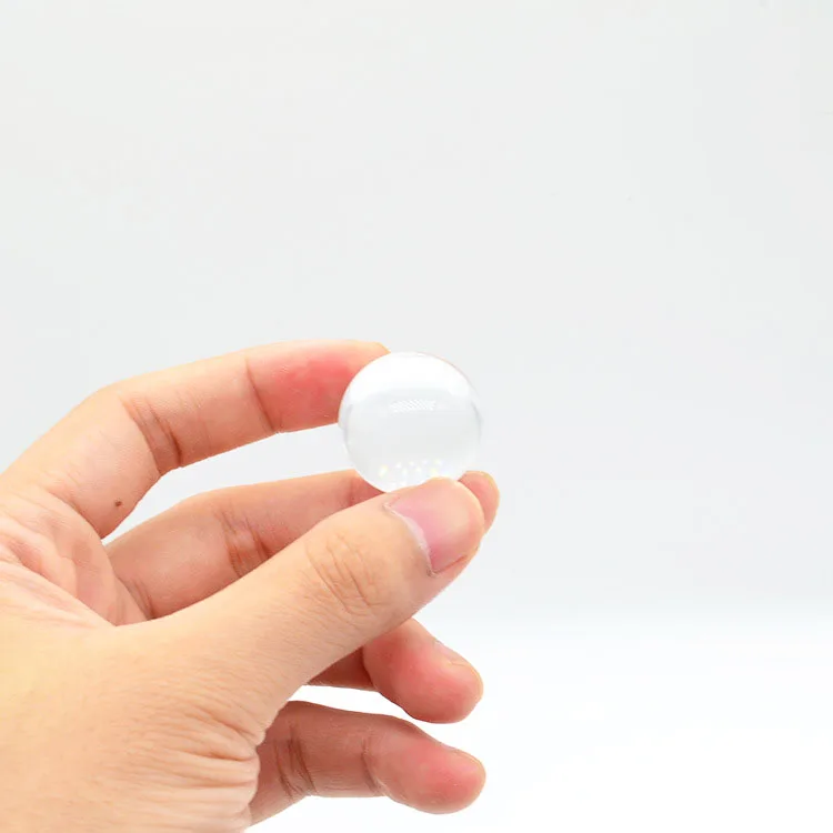 Clear Transparent No Hole 4mm-20mm Plastic Round Ball Bead for DIY Jewelry Clothing Accessories