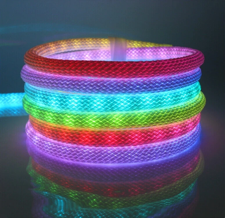DC5V 5050 Round Reticulate Pattern Neon LED Strip 60Leds/m 360 Degree Smart RGBIC Flexible Silicone Light Tape IP67 Neon Lamp