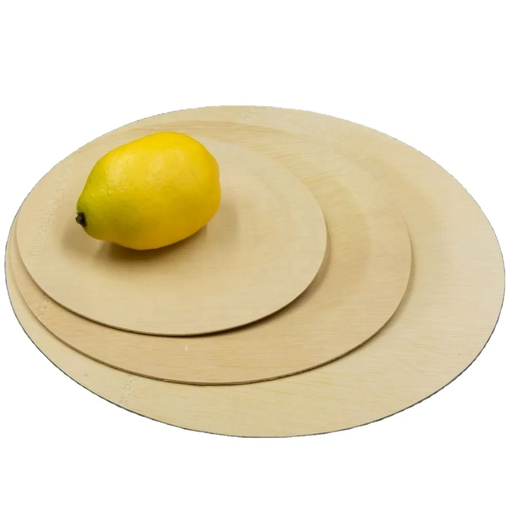 2021 Cheap biodegradable food trays disposable bamboo wood plates disposable sushi tray