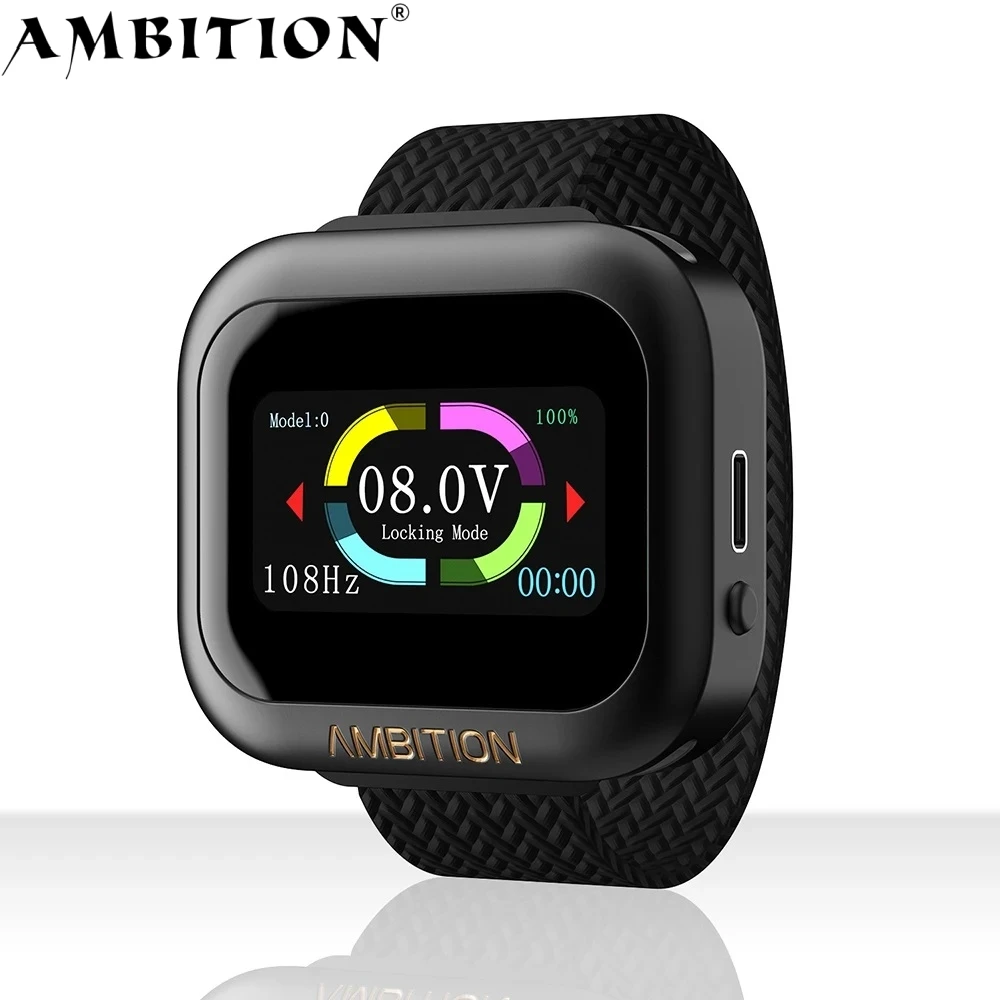 Ambition S1 1600mAh Touch Screen Tattoo Battery Wristband Supply Portable RCA Tattoo Power Supply Battery Pack