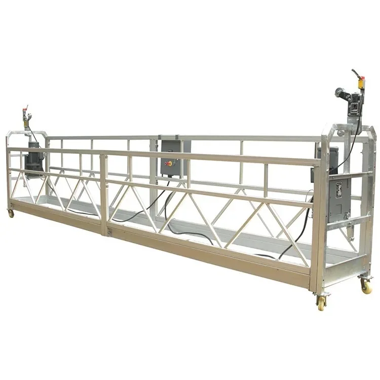 Specialized production zlp800 aluminum alloy electric rope suspended platform parts suspended platform traction hoist