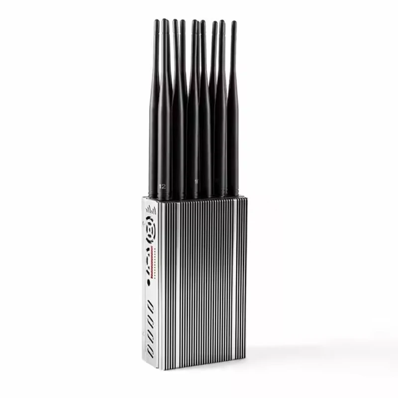 Portable Can Customized 12 Antenna Mobile Phone gsm DCS 2G 3G 4G 5G GPS WIFI Lojack Signal Detector With Nylon Cover