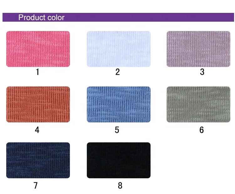 9123# 94% cotton 6%spadex knitted bamboo knit fabric telas de algodon for  T-shirt fashion