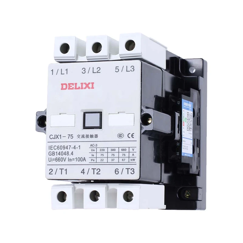  Delixi Тип CJX1-75 AC Контактор