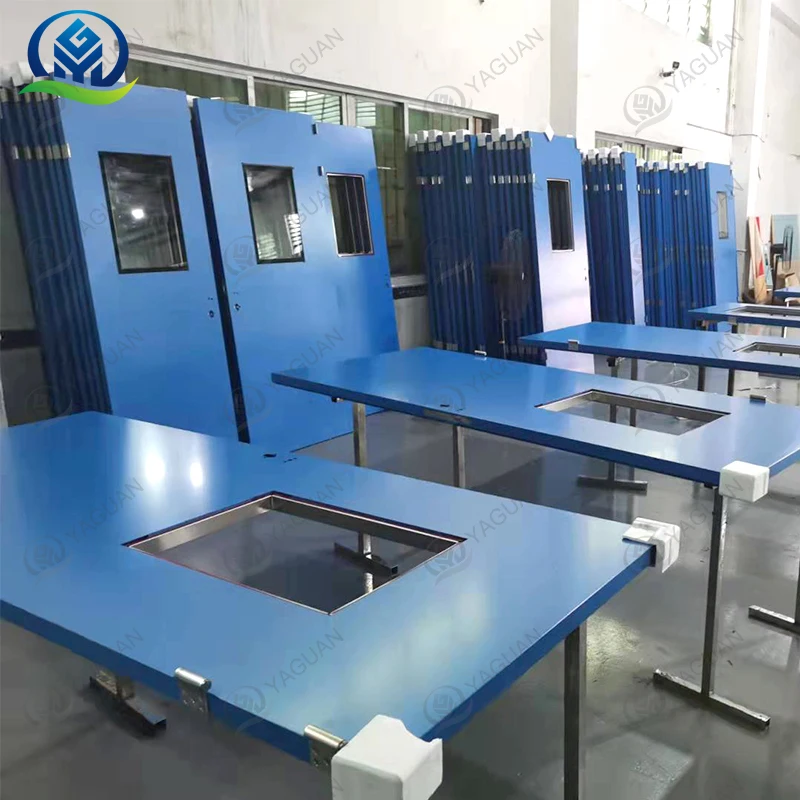Factory direct wholesale full part doors manual open single swing clean room door
