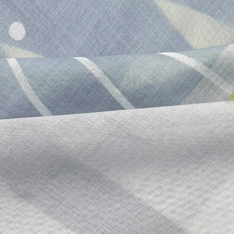 custom digital print hijab  bawal cotton voile  shawl muslim headscarf for women design japanese fabric factory supplier