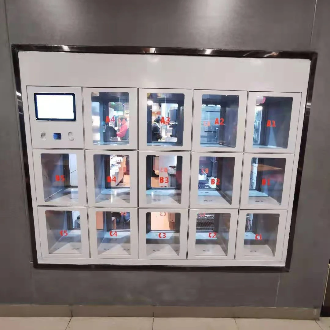 AUV 12/15 Doors Food Pickup Delivery Qr Code Smart Home Hotel Locker Keys