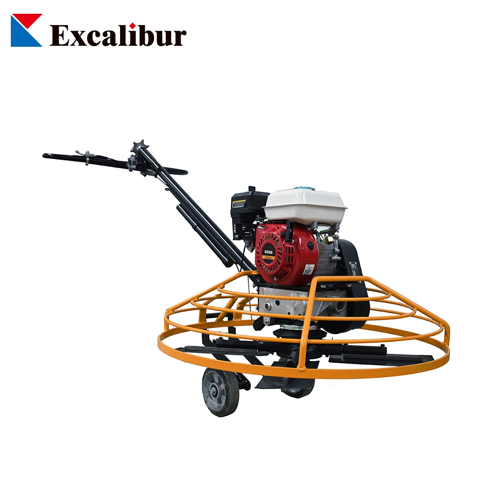 Excalibur Superior Concrete Floor Power Trowel Machine Equipped 6.5HP GX200 Engine