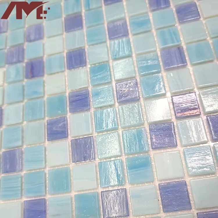 wholesale cheap crystal glass 5mm mini mosaic tiles for hotel washroom pool