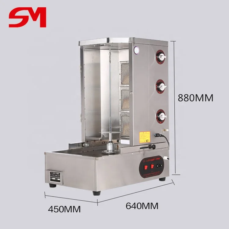 Advanced technology and luxurious brazilian grill machine