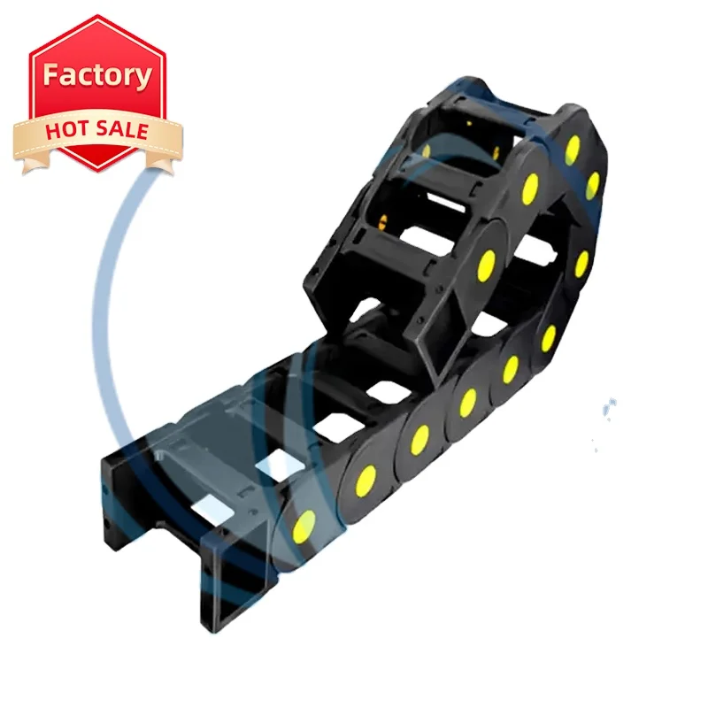CNC engraving machine products 10 Series hose carriersCnc machineNylon Enclosedwire track cable channelsleeve guide wire