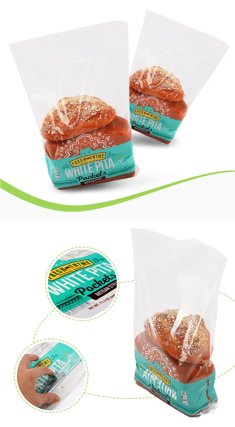 Customized design Plain CPP wicket bag for bread