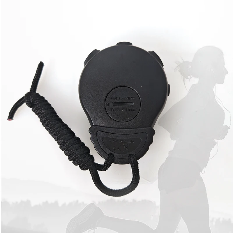 EMAF Waterproof Kids Digital Stopwatches Split Coach Stop watch Big Display Cronometro Decimal Minute Simple Stopwatch Clock