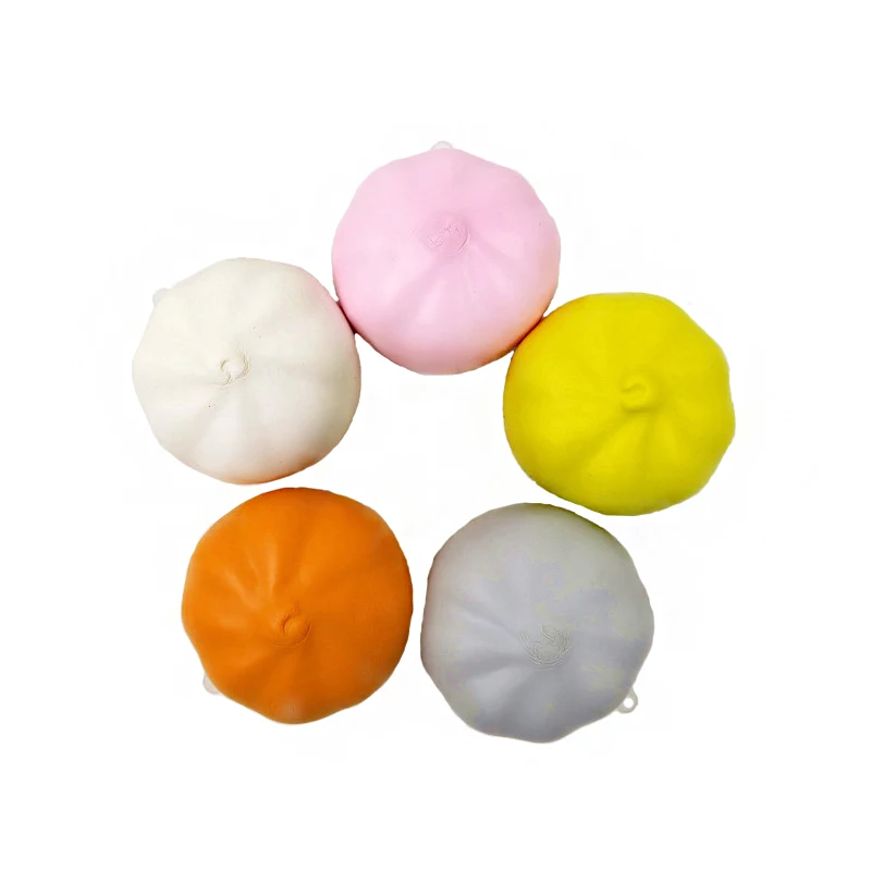 Squishy Stress Ball Fidget Bun Toys Slow Rising Dough Ball Squishy Bun Anxiety Relief Stress Fidget Sensory Toy