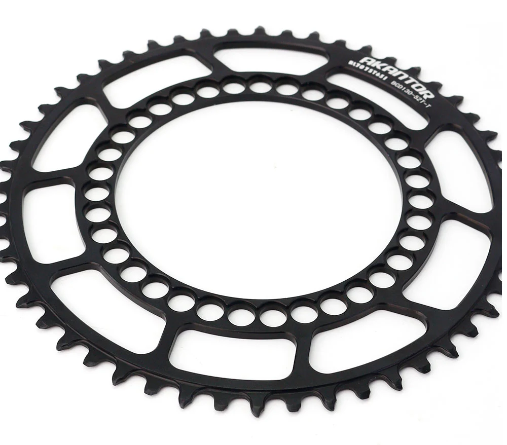 AKANTOR Bicycle Chainwheel Round Oval 52T 56T Folding Bike BMX Cycle Narrow Wide Chain Ring Bicycle Crank & Chainwheel