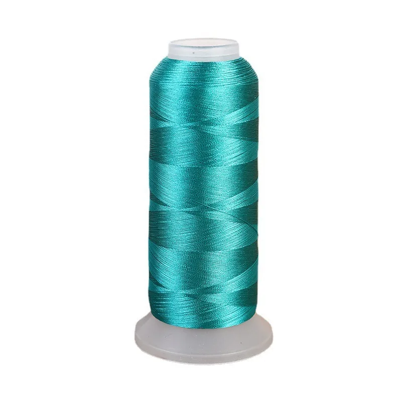 40wt Polyester 120d/2 Gold Silk Embroidery Thread Dyed Filament Yarn For Knitting And Crochet