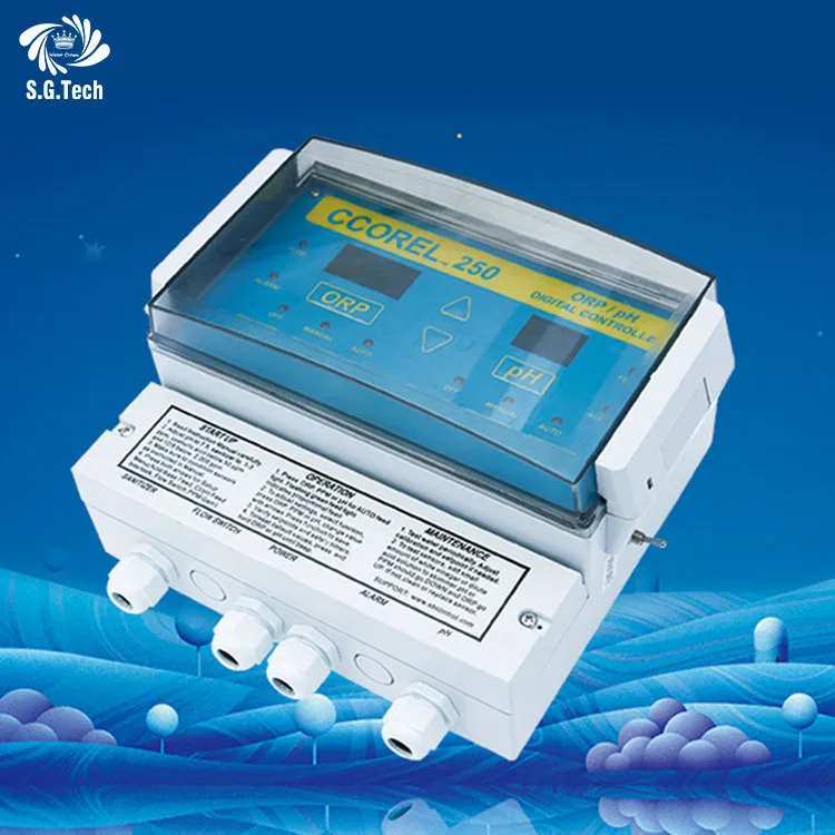 Swimming Pool Spa Pool Accessories Disinfection System Automatically Water Controller ORP PH Water Quality Monitor