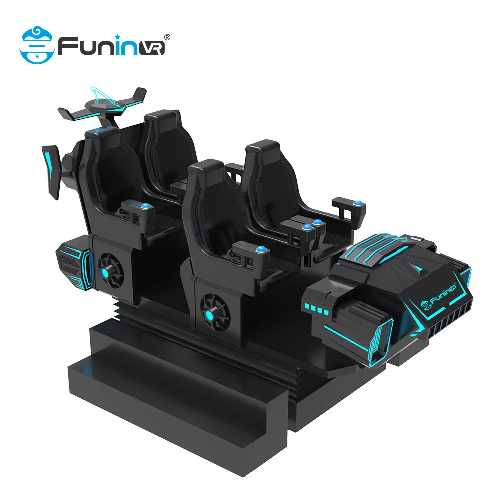 9d vr car racing simul supplier vr car racing simulator 4 Seat 9D Vr Roller Coaster Game Machine Simulator In Amusement Park