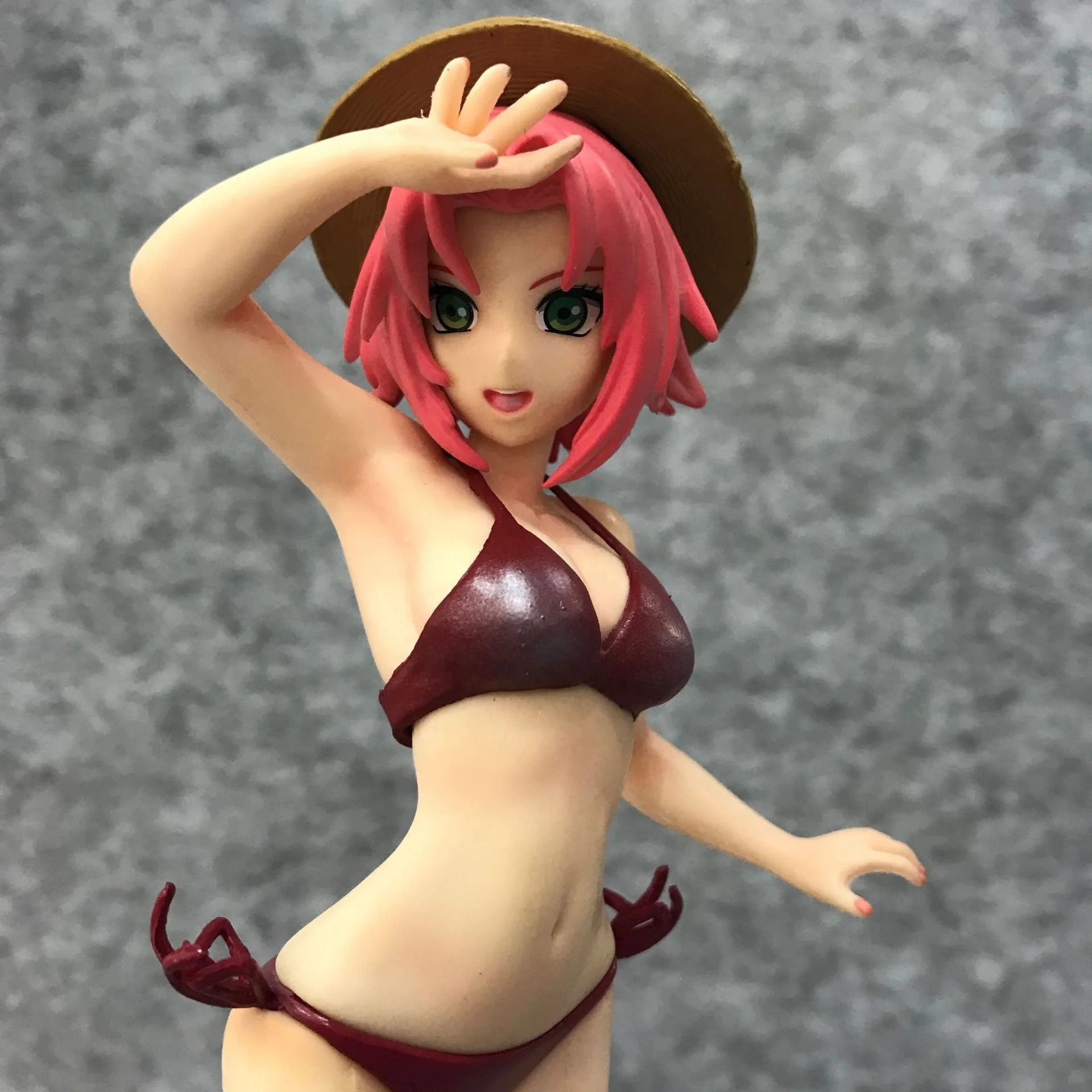Japanese anime narut hot sexy Haruno Sakura swimsuit girl pvc figure statues naru to action figure for collection Model Toys