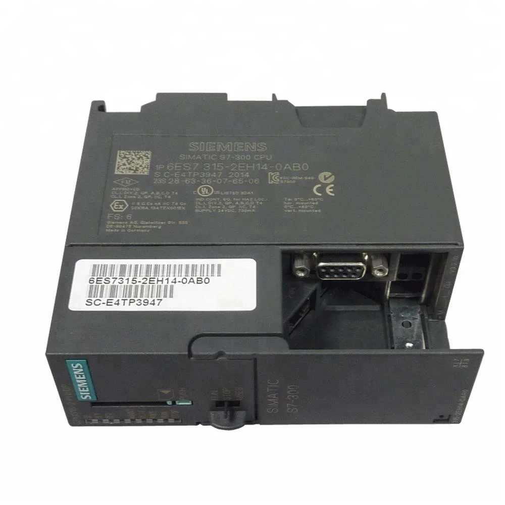 origina plc CPU 315 2 PN/DP 6ES7 315-2EH14-0AB0 S7-300 PLC MODULE