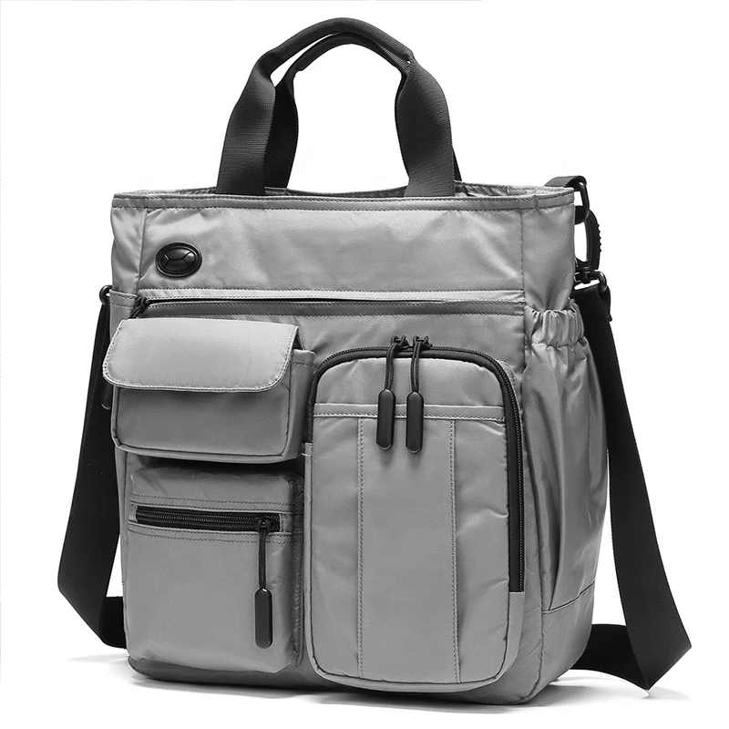 Wholesale 2021 custom men business waterproof shoulder bag fashion design briefcase handbag