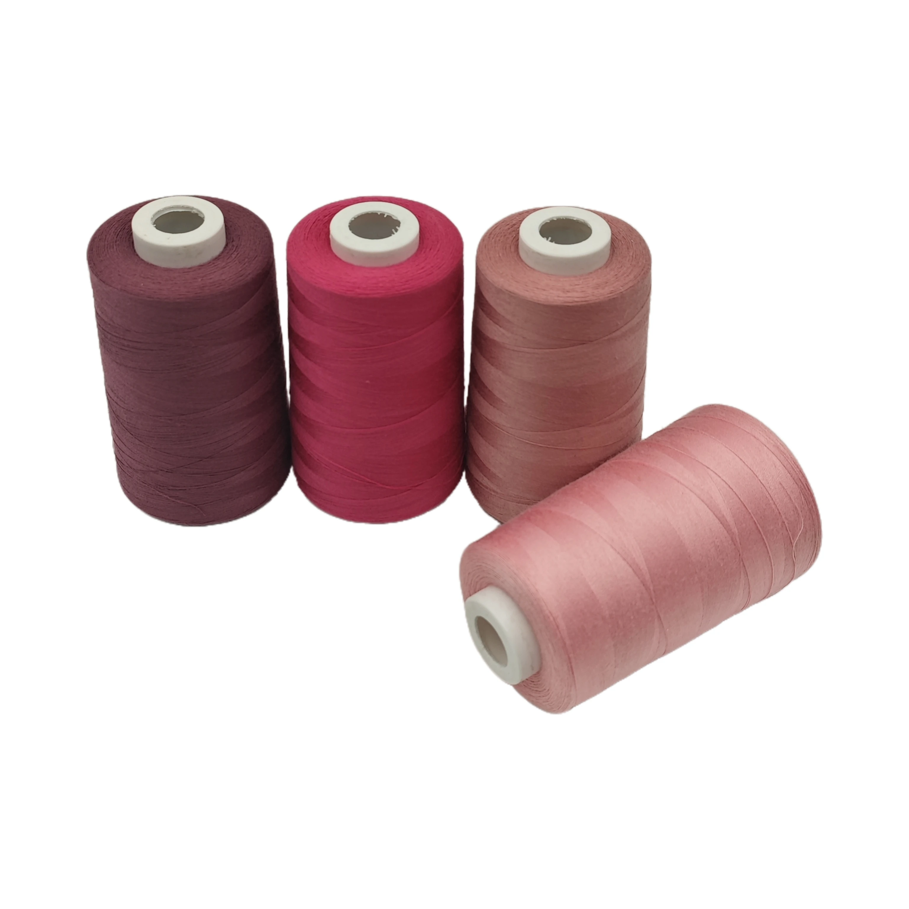 40/2 1000 meters outstanding quality&cheaper cost polyester sewing threads for sewing supplies raw white and dyed color