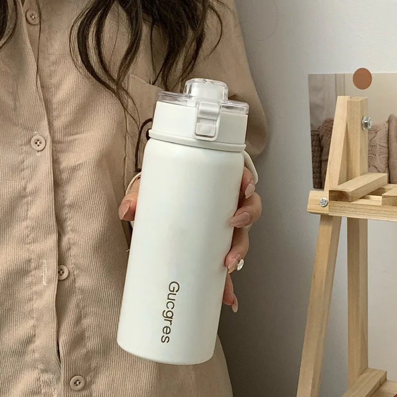 SuXiu OEM симпатичная бутылка для воды девочек Спортивная youthththerm нержавеющая сталь двойная Изолированная кружка