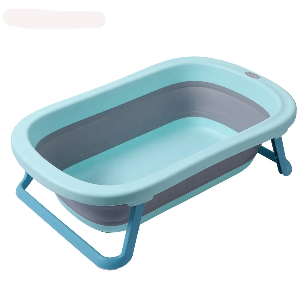 China professional  baby plastic products manufacturer for infants children  make PP collapsible baby bath tub foldable bathtub
