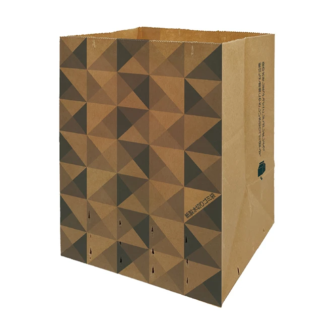Water resistant perforated type paper drainer garbage bags 2 sheets floor products cleaning supplies household